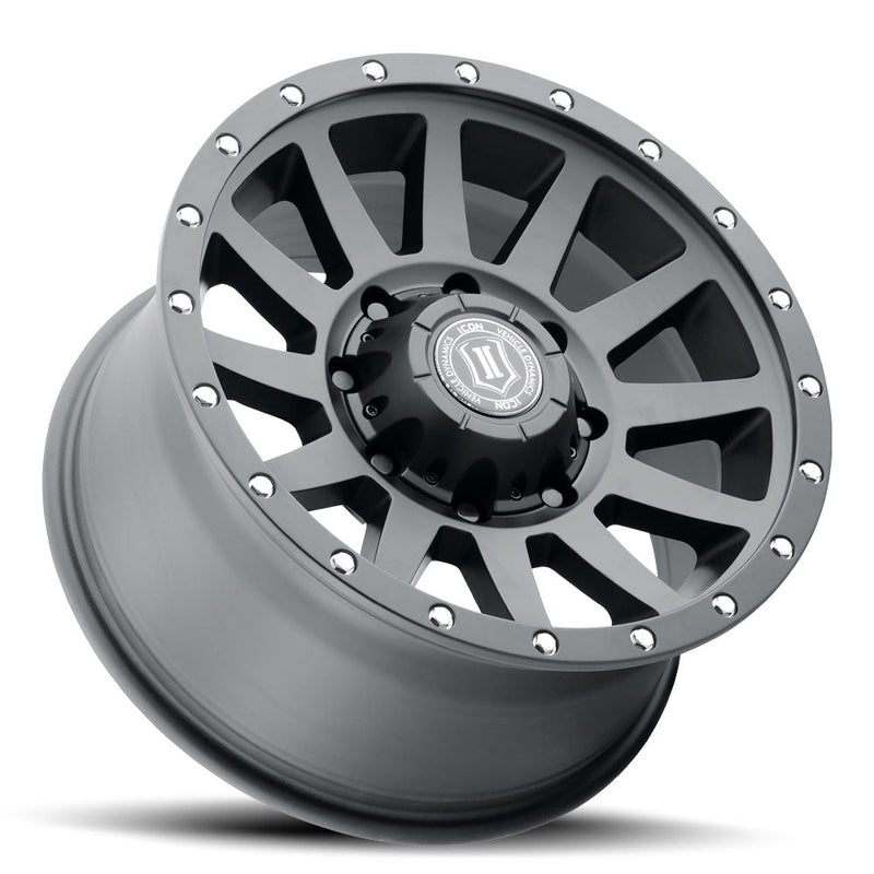 ICON Alloys Compression HD wheel, Matte Black (8-lug)