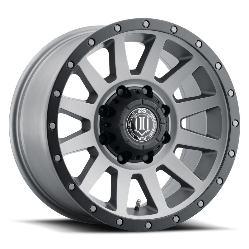 ICON Alloys Compression HD wheel, Gray (8-lug)