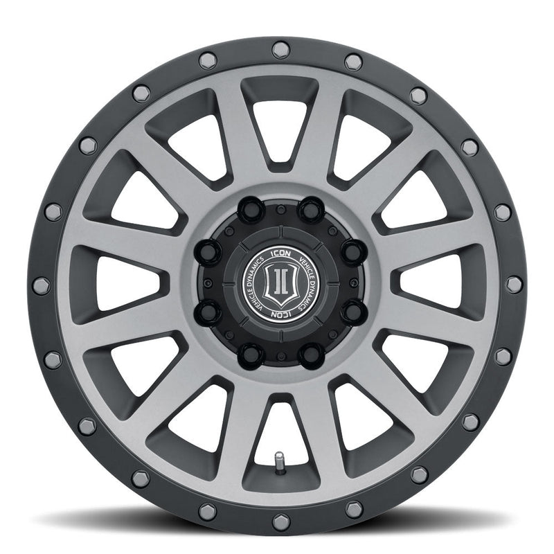 ICON Alloys Compression HD wheel, Gray (8-lug)