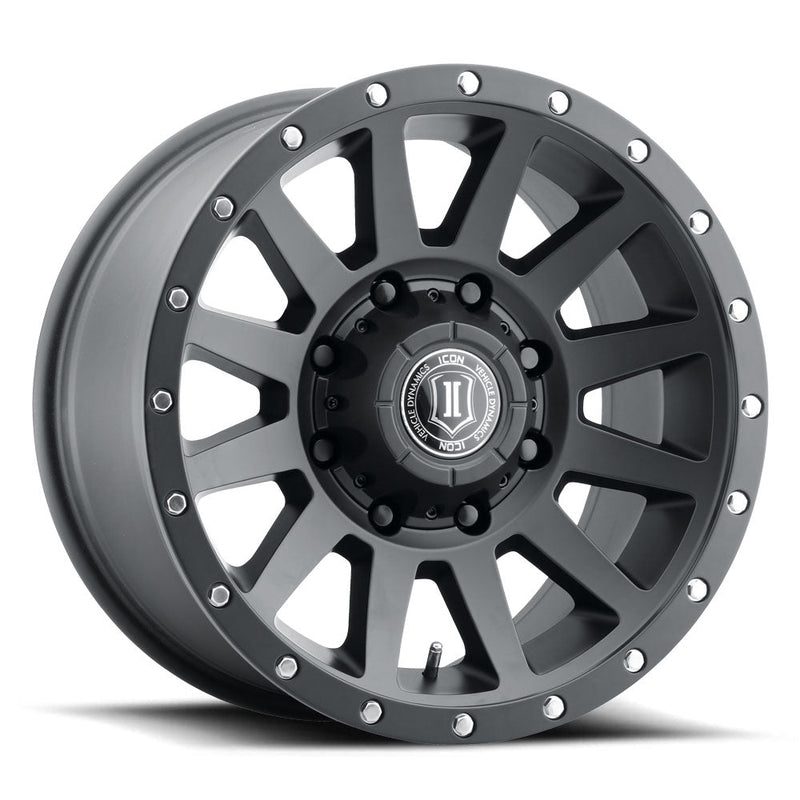 ICON Alloys Compression HD wheel, Matte Black (8-lug)