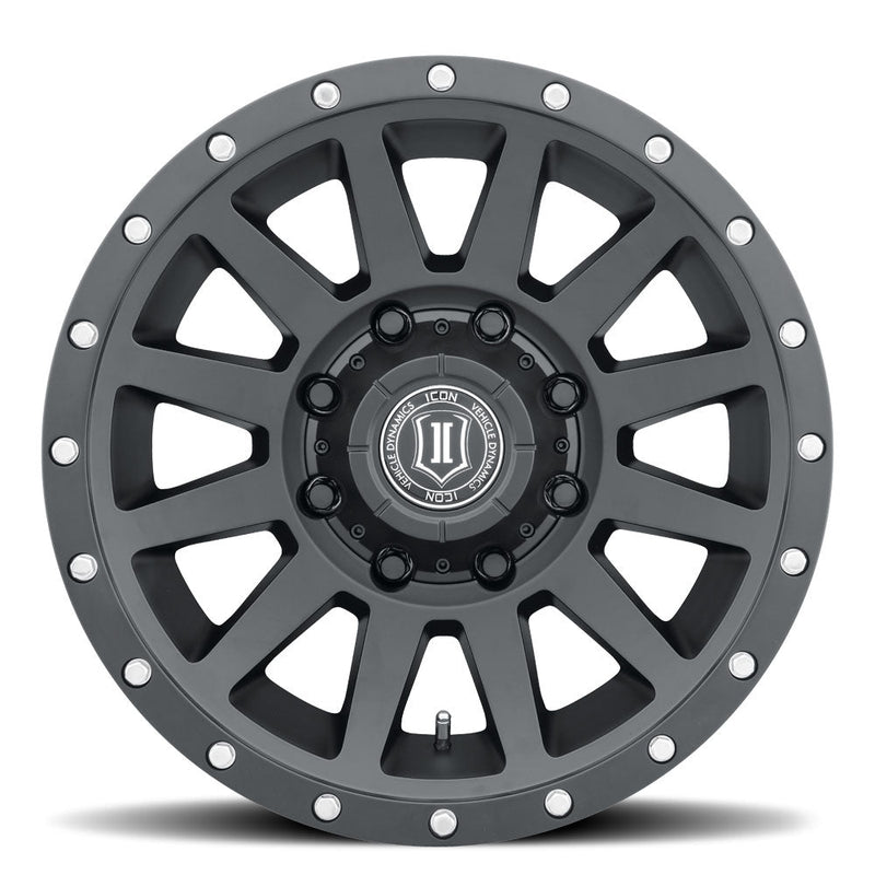 ICON Alloys Compression HD wheel, Matte Black (8-lug)