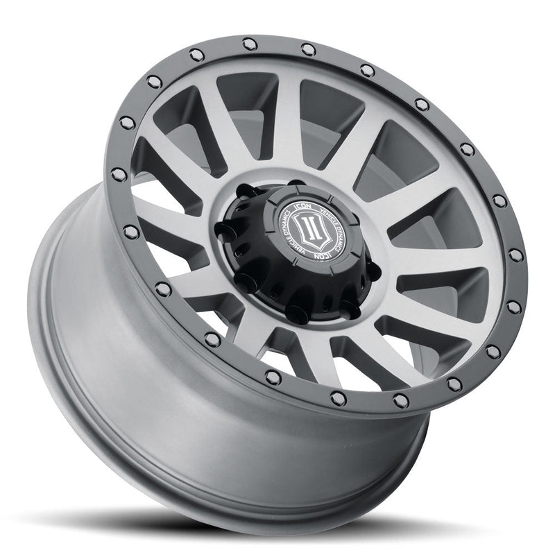 ICON Alloys Compression HD wheel, Gray (8-lug)