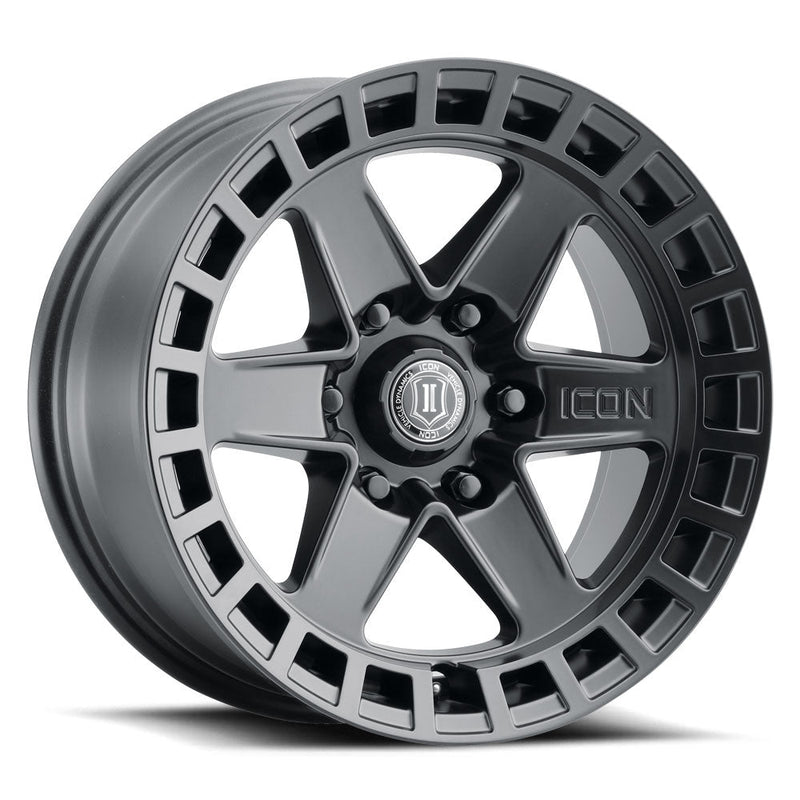 ICON Alloys Raider wheel, Matte Black (6-lug)