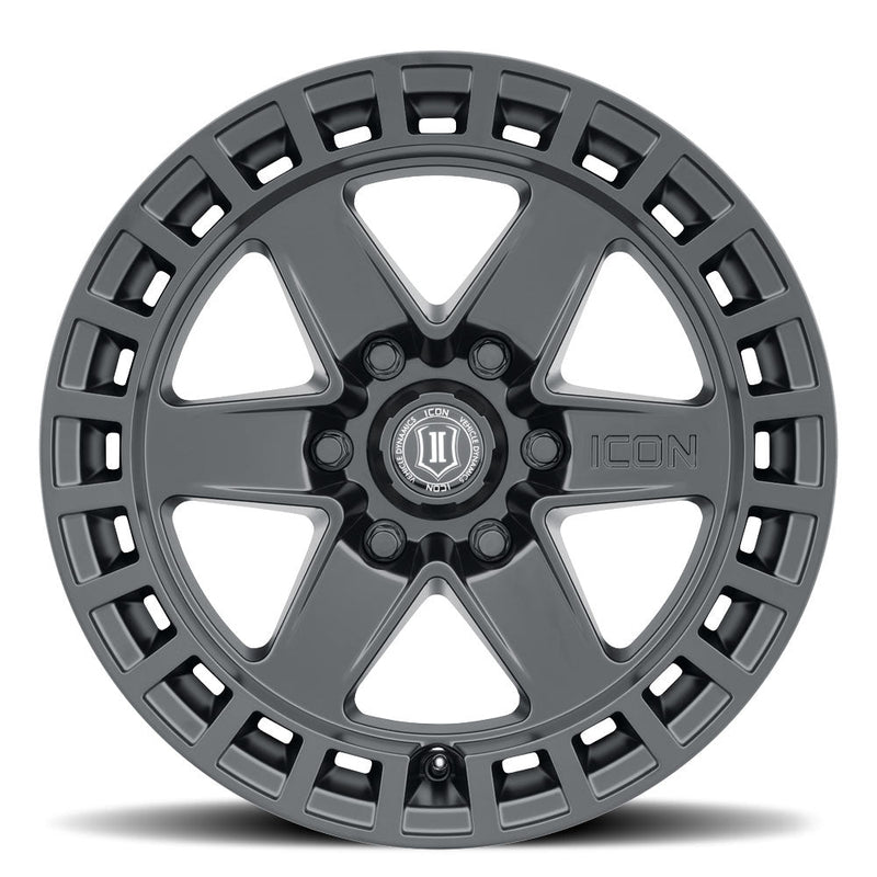 ICON Alloys Raider wheel, Matte Black (6-lug)