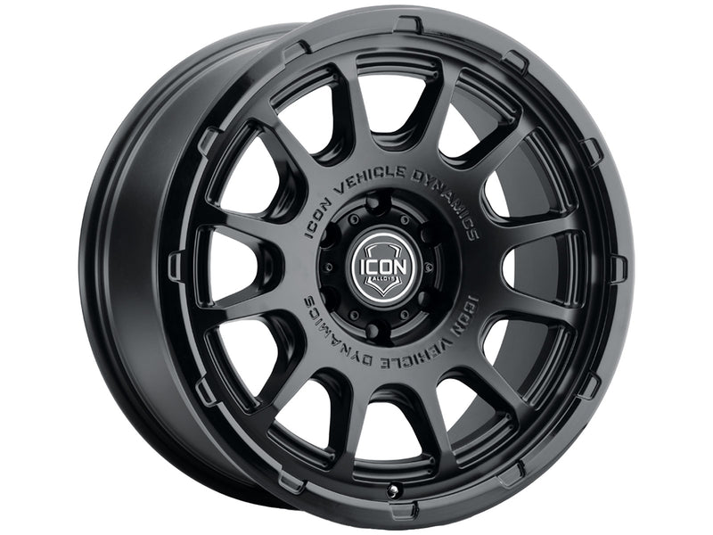 ICON Alloys Rancho wheel, Matte Black (6-lug)
