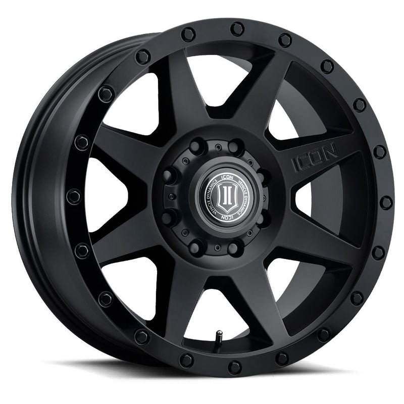 ICON Alloys Rebound wheel, Matte Black (8-lug)