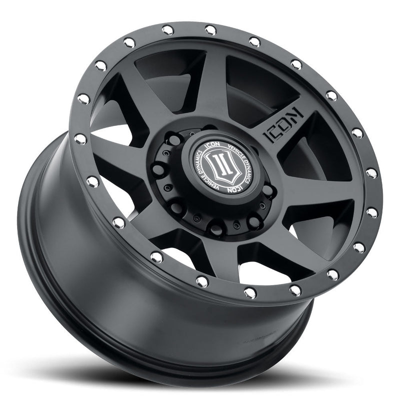ICON Alloys Rebound HD wheel, Matte Black (8-lug)