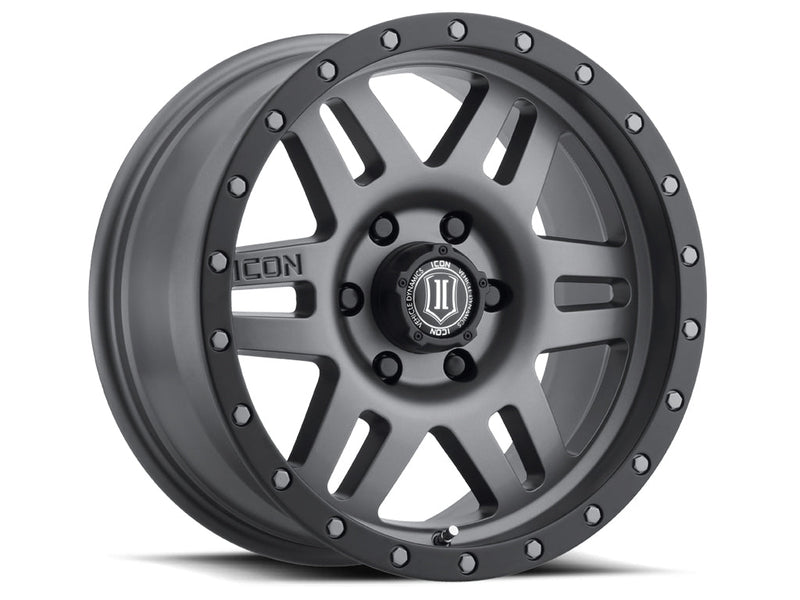 ICON Alloys Six Speed wheel, Grey (6-lug)