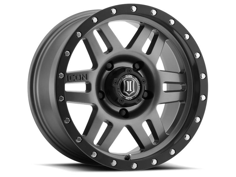 ICON Alloys Six Speed wheel, Grey (6-lug)