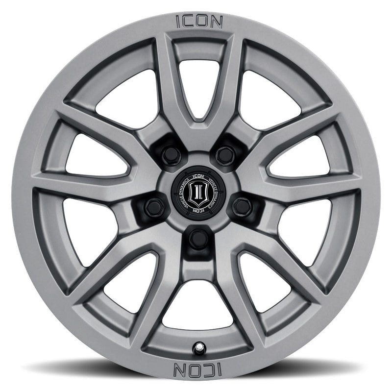 ICON Alloys Vector 5 wheel, Grey (5-lug)