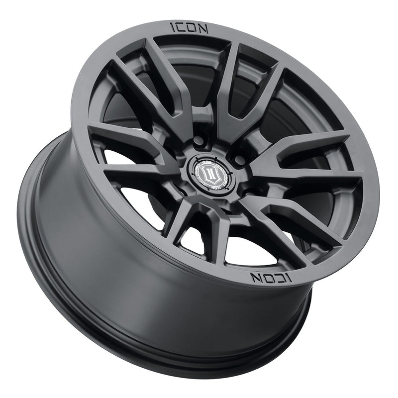 ICON Alloys Vector 6 wheel, Matte Black (6-lug)
