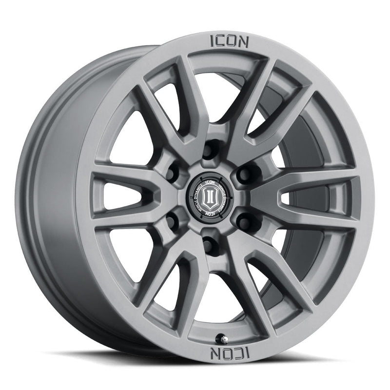 ICON Alloys Vector 6 wheel, Grey (6-lug)