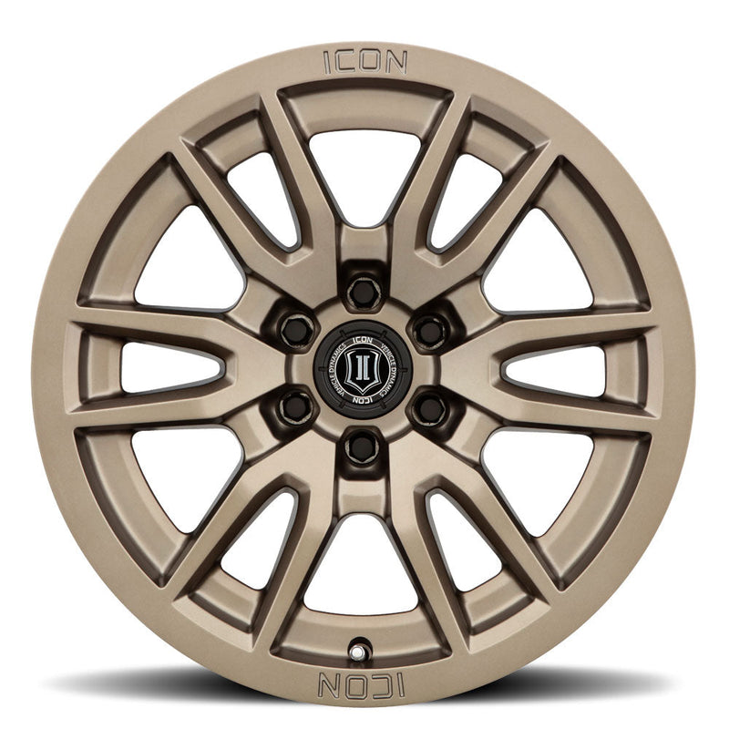 ICON Alloys Vector 6 wheel, Bronze (6-lug)