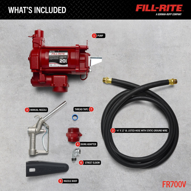 Fill-Rite FR713VE 230V 50/60hz AC, Remote image 3