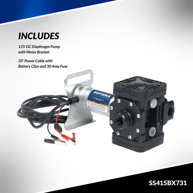 Fill-Rite SS415BX731 12V DC Chemical Transfer Pump, Bung Mount with Motor Bracket image 3