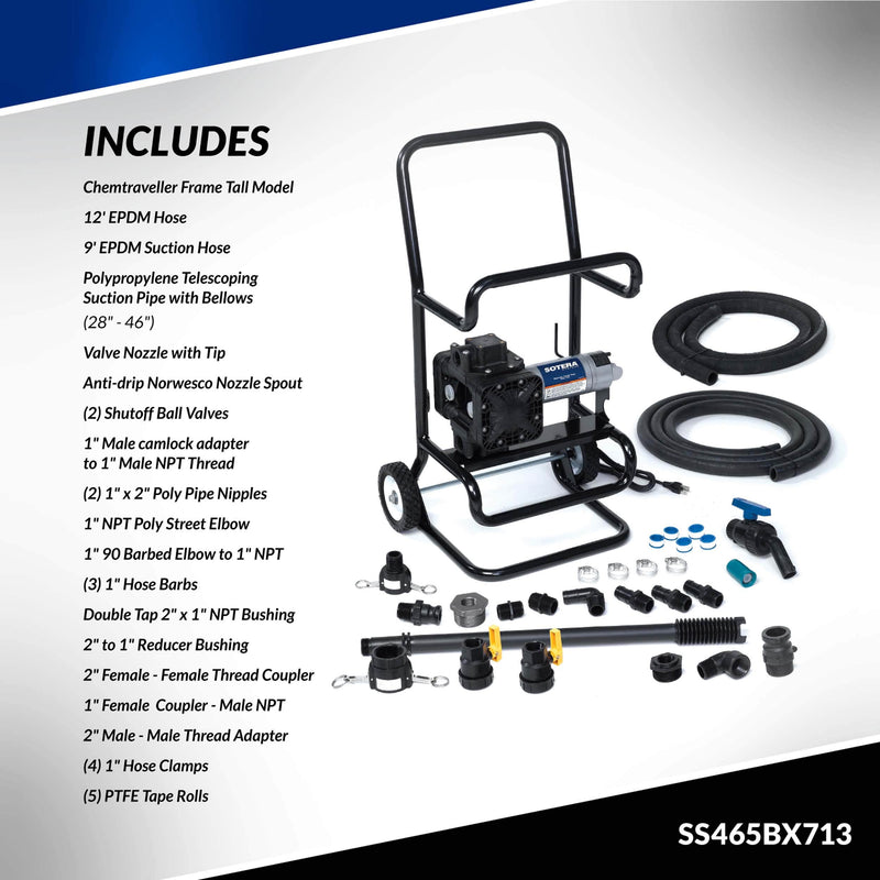 Fill-Rite SS465BX713 115V AC Chemical Transfer Pump, Chemtraveller® image 4
