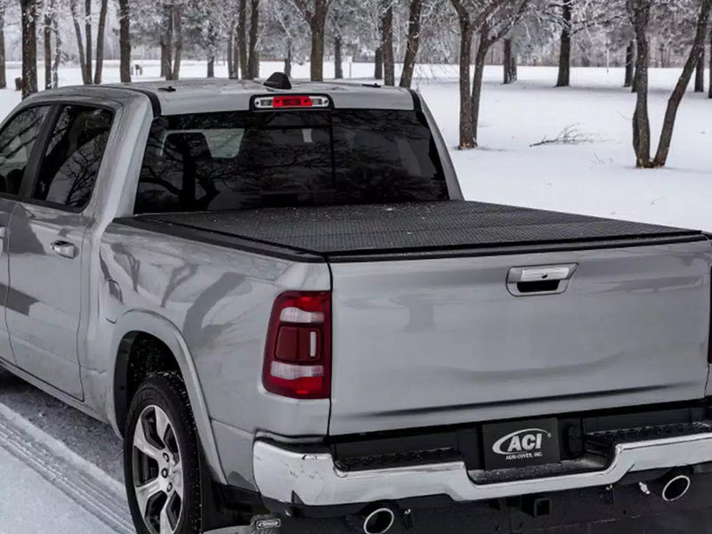 LOMAX Hard Tri-Fold Tonneau Cover for 2024-2026 Toyota Tacoma (5' Bed, Urethane Aluminum), view 11