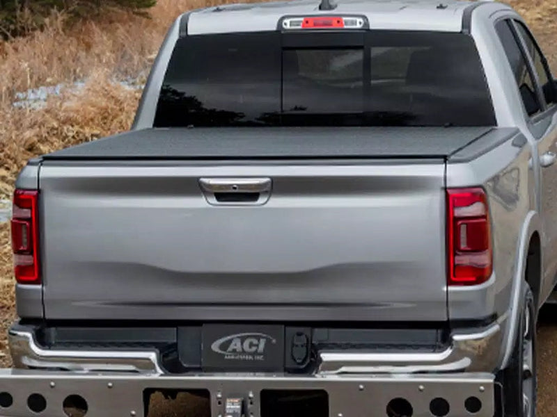 LOMAX Stance Hard Tri-Fold Tonneau Cover for 2015-2022 Chevrolet Colorado / GMC Canyon (5'2" Bed, Urethane Aluminum), view 3
