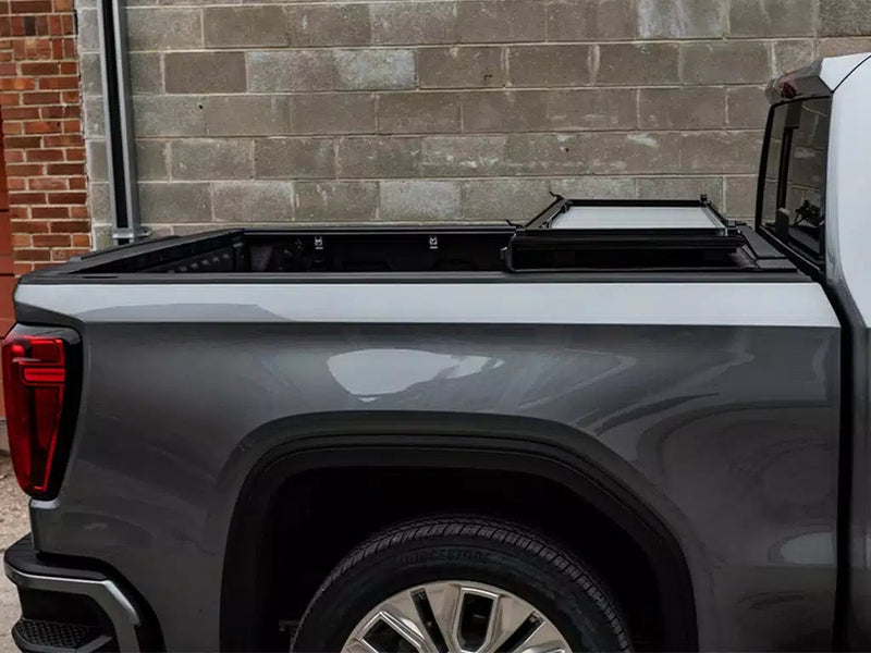 LOMAX Stance Hard Tri-Fold Tonneau Cover for 2015-2022 Chevrolet Colorado / GMC Canyon (5'2" Bed, Urethane Aluminum), view 18