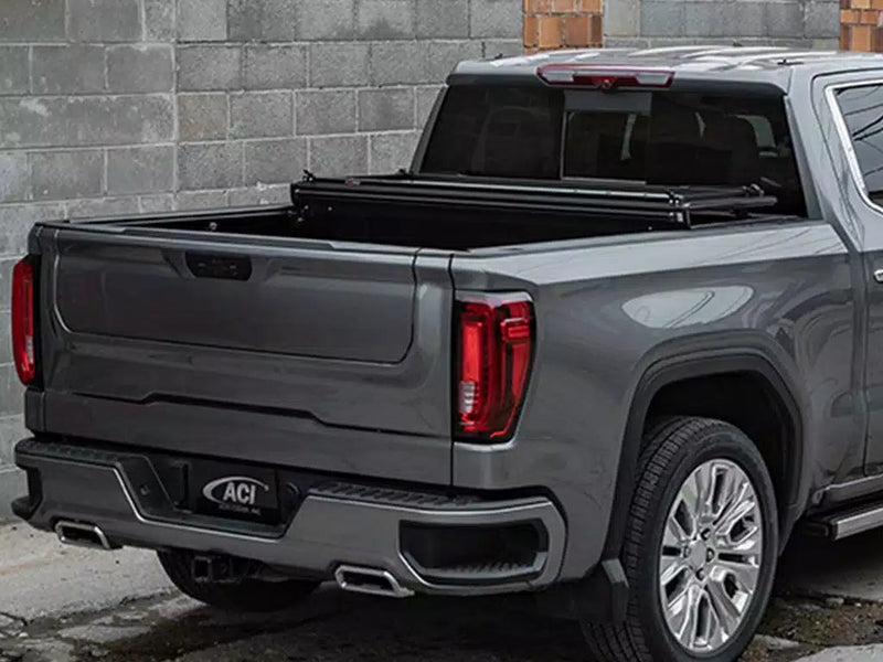 LOMAX Stance Hard Tri-Fold Tonneau Cover for 2015-2022 Chevrolet Colorado / GMC Canyon (5'2" Bed, Urethane Aluminum), view 19