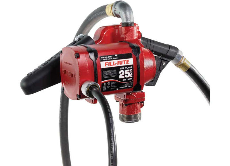 Fill-Rite NX25-DDCNB-AA 12/24V DC 25 GPM Fuel Transfer Pump With Automatic Nozzle Diesel image 2