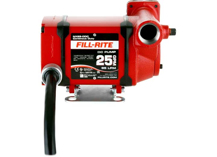 Fill-Rite NX25-DDCNF-PX 27 GPM, 12-24V DC Ultra High Flow Pump, Foot Mount With 1 in NPT Ports image 1