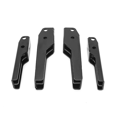 ReadyLIFT High-Clearance Anti-Intrusion Beams, full kit on a studio background: four black steel anti-intrusion beams standing on white