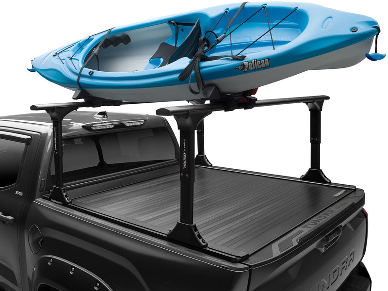 Retrax EQ Electric Retractable Tonneau Cover with T-Slot Rails for 2022-2026 Chevrolet Silverado 1500 / GMC Sierra 1500 (6'6" Bed), in use