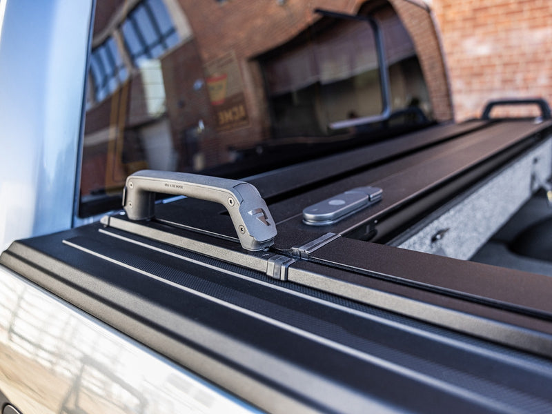 RetraxPRO FRC-4000 EZ-OFF Retractable Tonneau Cover with T-Slot Rails for 2019-2026 Ram 1500 (5'7" Bed, without RamBox or Multifunction Tailgate), in use