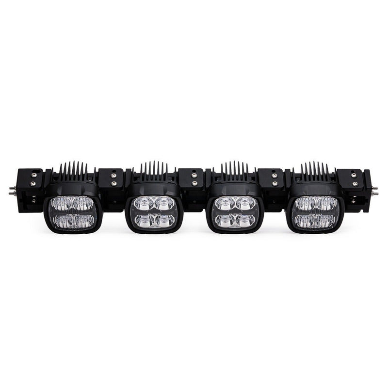 Rigid Phoenix 30" Connect Bar on a studio background: four square black LED pods joined on a connect bar, shown front on against white