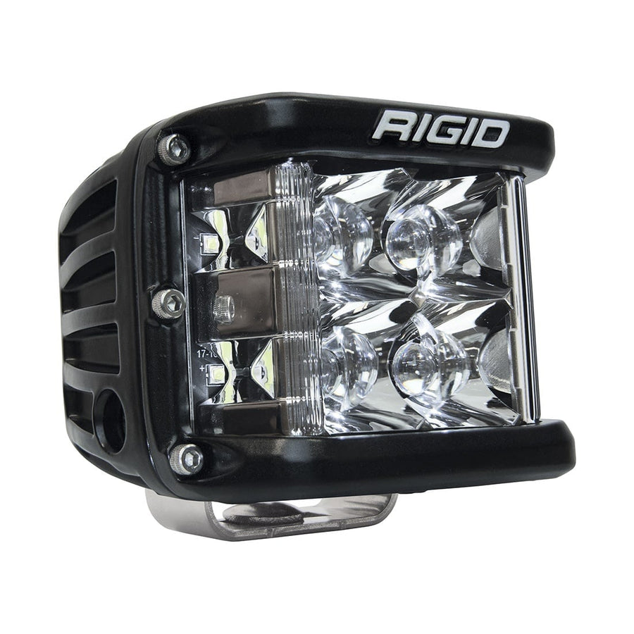 D-Series Pods by Rigid: A single black D-SS PRO side-shooter pod with clear optics and side window on a white background.