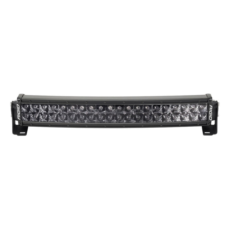 RDS SR-Series Curved Light Bars by Rigid: Curved RDS-Series PRO 20 inch light bar, straight-on front view on white.
