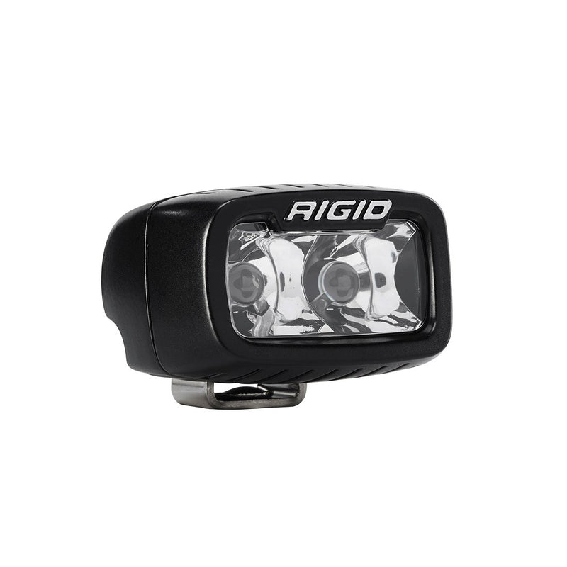 Rigid SR-M Series PRO Spot Pod on a studio background: A single black Rigid SR-M LED pod with a clear spot optic on a white background
