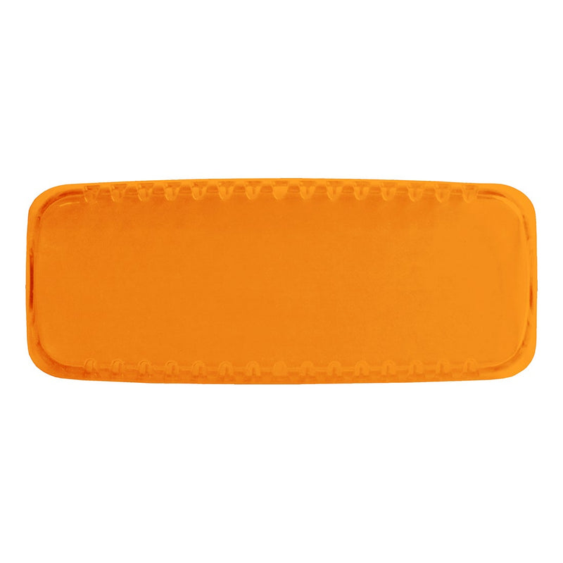 Rigid SR-Q Pod Cover on a studio background: an amber translucent Rigid SR-Q pod cover on a white background