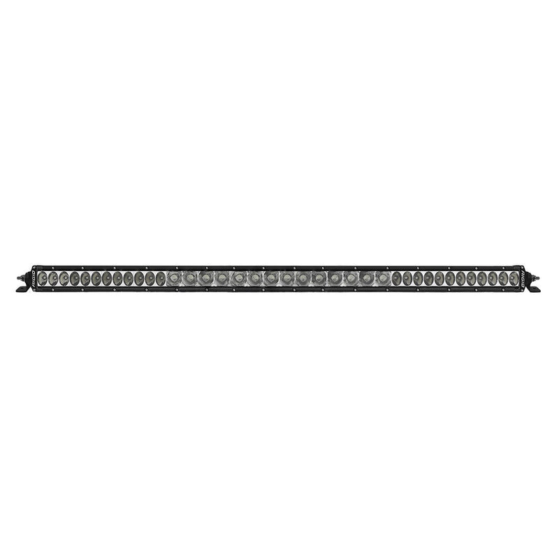 Rigid SR-Series PRO 30" Spot/Drive Combo on a studio background: single black SR-Series PRO straight LED light bar, about 30", combo optics, end mounting feet, on white