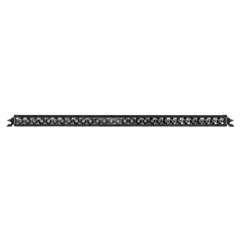 Rigid SR-Series PRO 30" Spot Midnight on a studio background: midnight edition SR-Series PRO spot light bar, about 30", blacked-out housing, on white