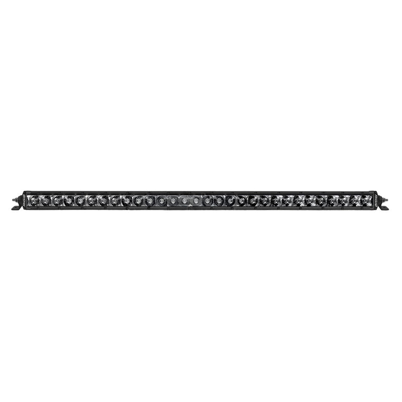Rigid SR-Series PRO 30" Spot Midnight on a studio background: midnight edition SR-Series PRO spot light bar, about 30", blacked-out housing, on white