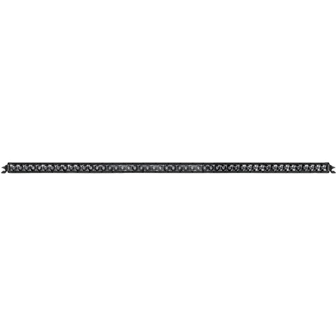 Rigid SR-Series PRO 50" Spot Midnight on a studio background: midnight edition SR-Series PRO spot light bar, about 50", blacked-out housing, on white