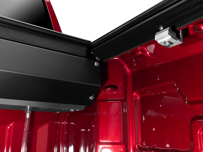 Roll-N-Lock A-Series rail corner, canister housing and gas strut