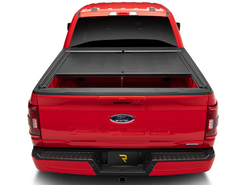 Roll-N-Lock M-Series XT retracted about a third of the way, straight rear view