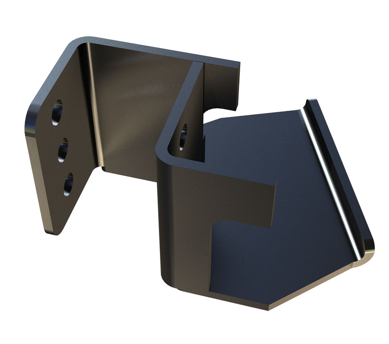 TeraFlex Pro LCG rear upper control arm bracket, driver side, on a white background