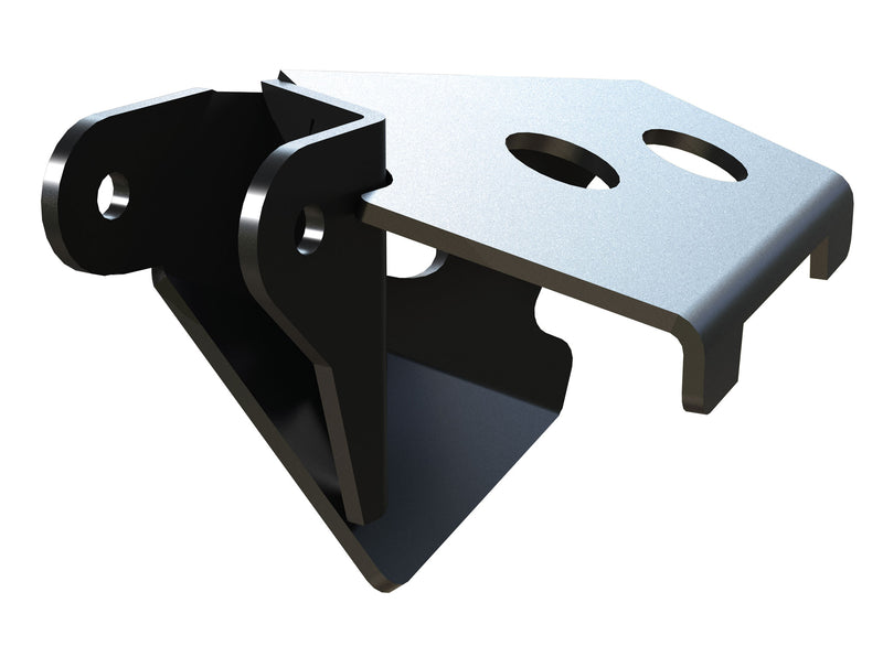 TeraFlex Pro LCG front upper control arm bracket, driver side, on a white background