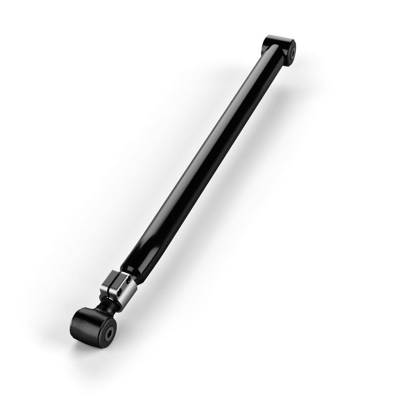 TeraFlex Alpine rear lower long control arm, driver side on a white background