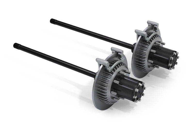 TeraFlex CRD60 Rear Axle 8-Lug Full-Float Conversion & Solid Big Rotors, 3.25" OD
