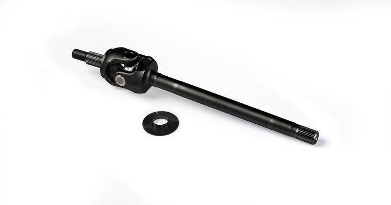 TeraFlex Tera44 Front Axle Shaft With Outer Stub & Rub U-Joint, Wide Left, 30-Spline