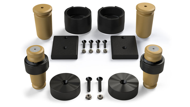 TeraFlex Progressive Bump Stop Kit, Front & Rear (2.5" Lift) on a white background