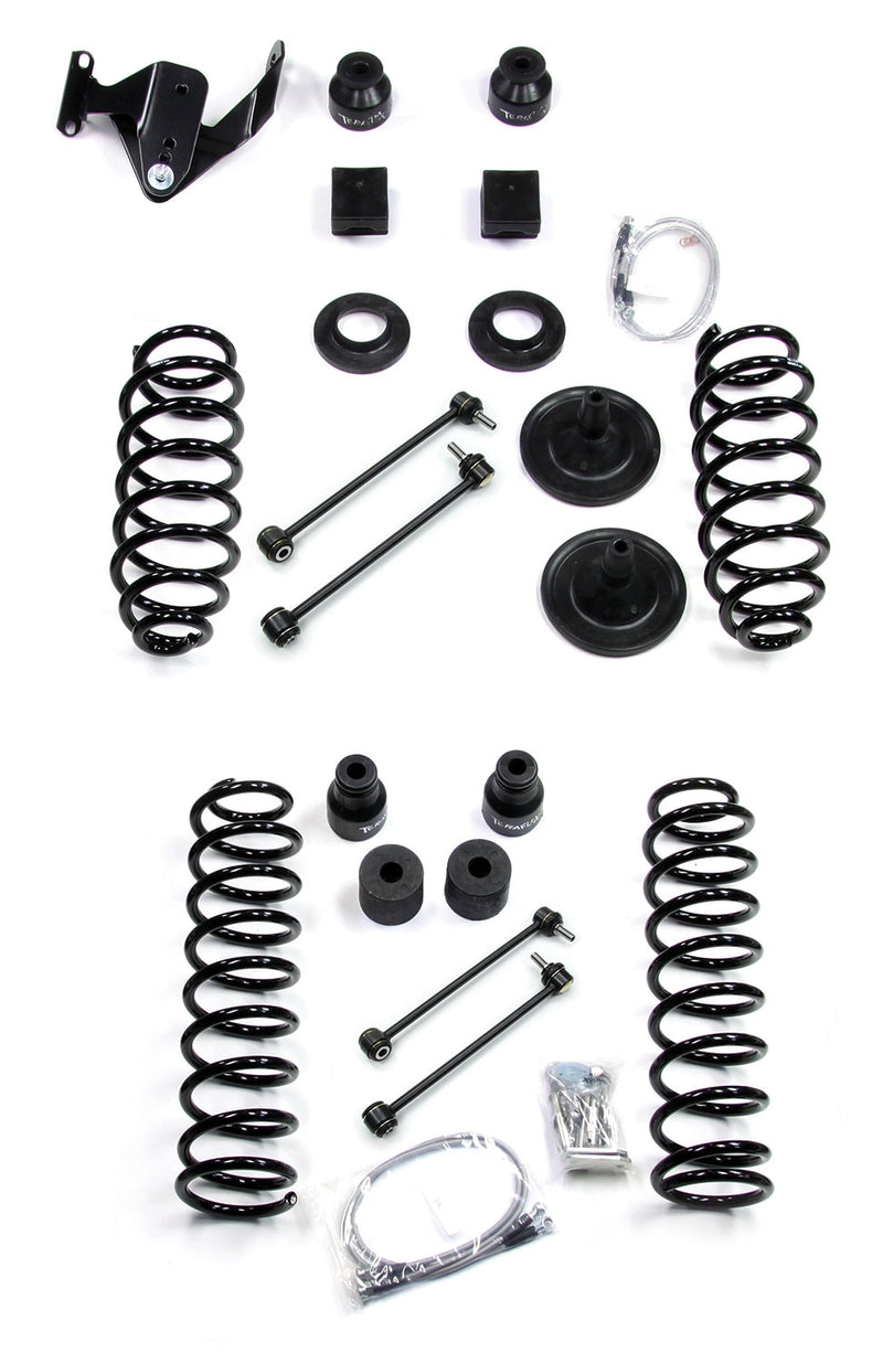 TeraFlex 4" Coil Spring Base Lift Kit, No Shocks on a white background