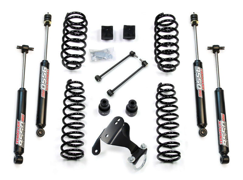 TeraFlex 2.5" Coil Spring Base Lift Kit & 9550 VSS Twin-Tube on a white background