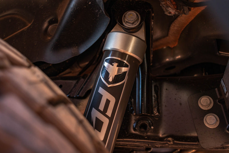 Falcon SP2 shock installed at the rear of a Jeep Wrangler