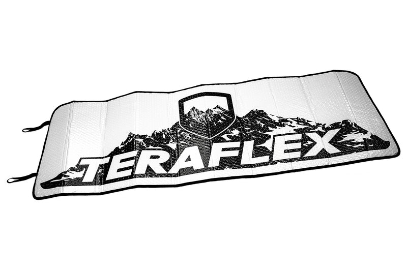 TeraFlex Windshield Sunshade Without ADAS on a white background